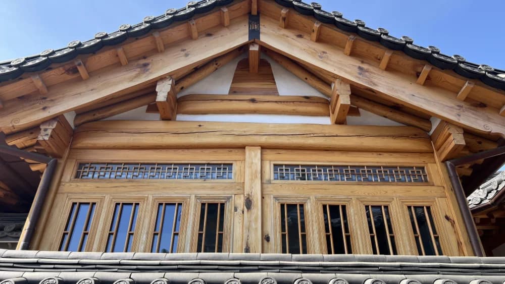 Hanok village street in Seoul