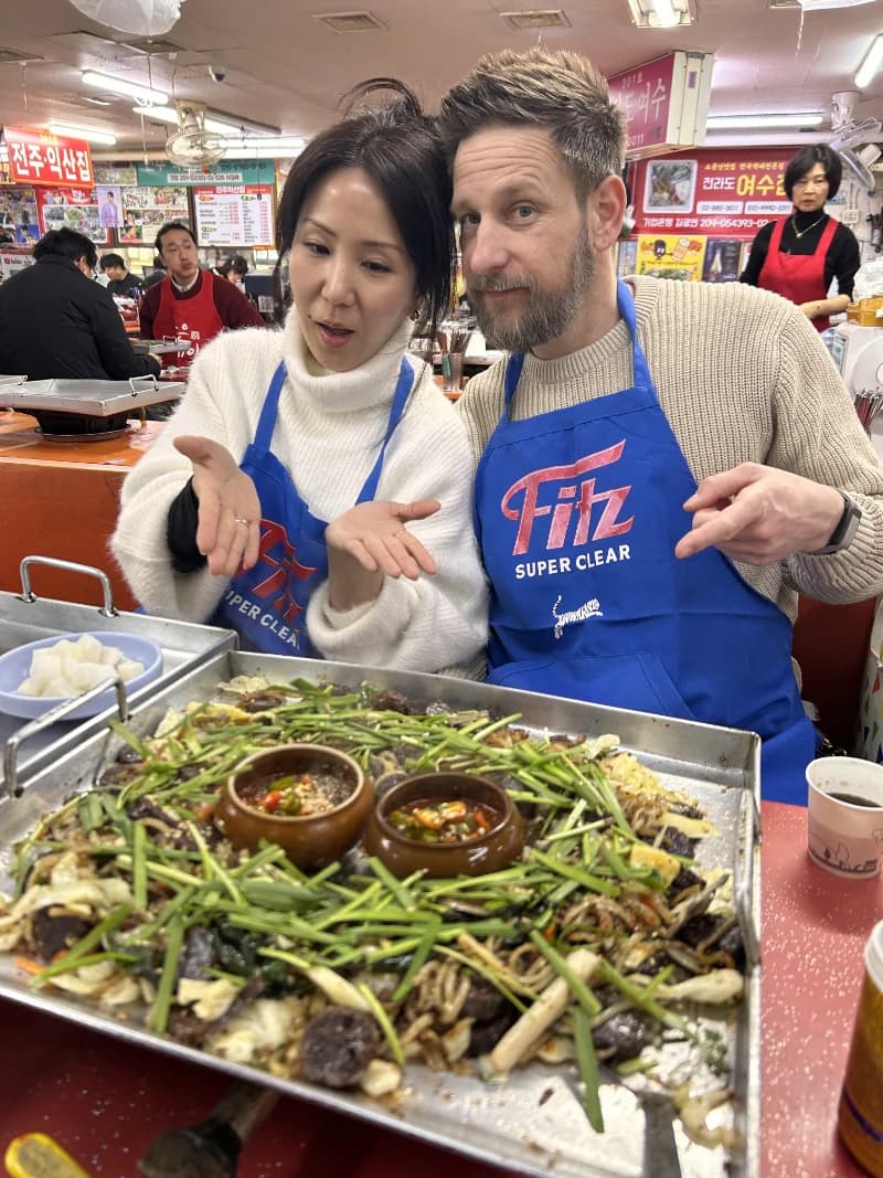 Korean food moment in Seoul