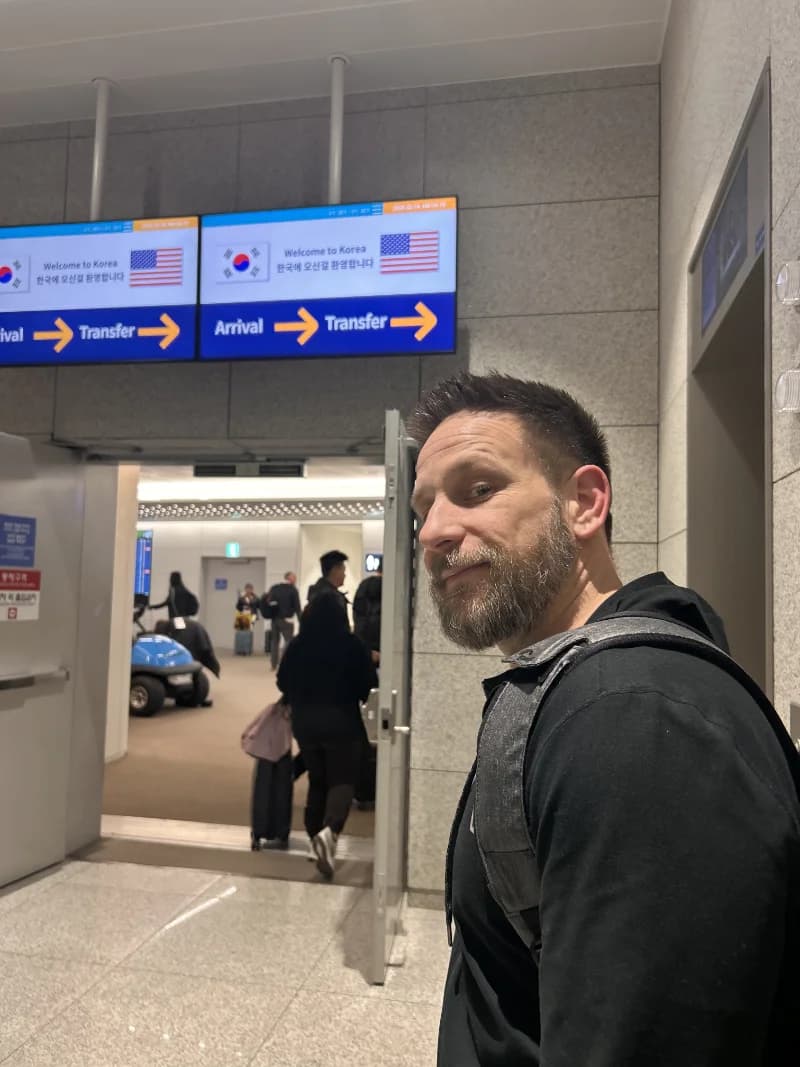 Family moment in Korea that inspired the Jjin Korean learning app